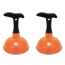 World Clean 迷你強力馬桶疏通器 2入, 單一顏色, 2個