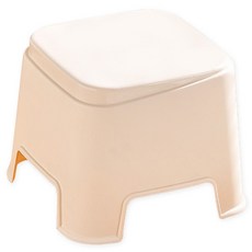 THE ZAKKA 防滑方形浴室腳凳, 象牙白