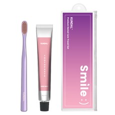 KUNDAL 昆黛爾 牙科護理攜帶式牙膏 50g+牙刷 隨機出貨, 1組