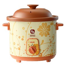 NUC 黃土慢燉鍋 花 3.5L, NSC-3052