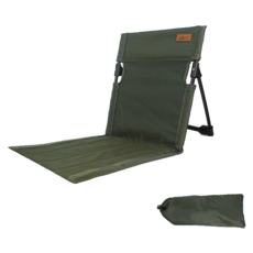 River Fox 地面椅 露營 坐式椅 + 專用收納袋, 1個, 綠色