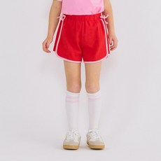 ILoveJ 兒童布雷茲撞色蝴蝶結三分褲