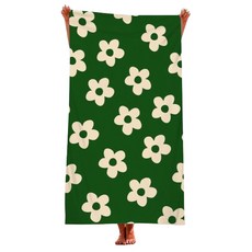 UNHAVE 獨特設計沙灘巾 90 x 180 cm, 23 花朵圖案, 1個