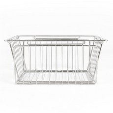 KEEP CAMPING 304不鏽鋼折疊收納籃, 銀色, 1個