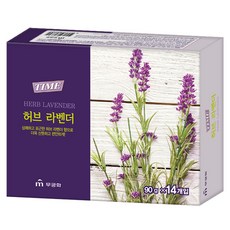 MUKUNGHWA 無窮花 Time 草本薰衣草香皂, 14入, 90g