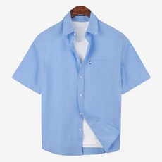Guystory 男士牛津基本塔德短袖襯衫