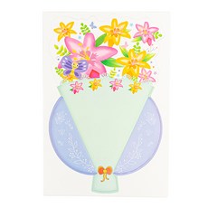 minhwashop 花束信件裝飾 I240001A, 雛菊