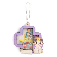 minhwashop 職業搖搖樂鑰匙圈製作組 S240001B, 醫生, 10個