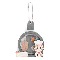 minhwashop 職業搖搖樂鑰匙圈製作 S240001K, 廚師, 10個