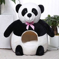 순잠 고양이 사계절용 포근한 곰돌이 스크래쳐, 팬더, 1개