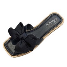 실버스 女性感嘆平底蝴蝶結拖鞋 SV105