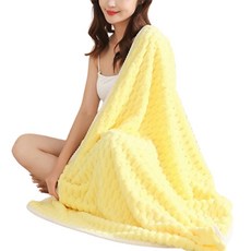 Sonio 馬卡龍色舒適浴巾 70 x 140 cm, 1個, 05 黃色