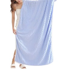 소니오 마카롱 컬러 코지 목욕 바스타월 87 x 160 cm, 03 블루, 1개