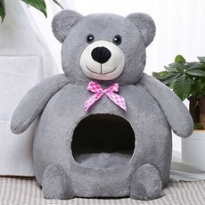 soonZAM 貓咪四季通用舒適小熊貓抓板, 灰色, 1個