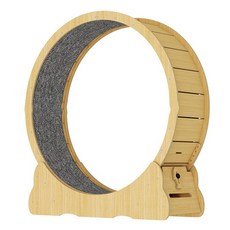 soonZAM 貓咪貓步道跑步機 貓抓板 室內運動訓練健身器材, 1個, 原木色