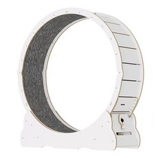 soonZAM 貓咪貓步機 跑步機 貓抓板 室內運動訓練 健身器材, 1個, 白色