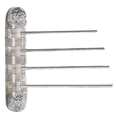 Aromates 4層可折疊壁掛式室內曬衣架, 白色