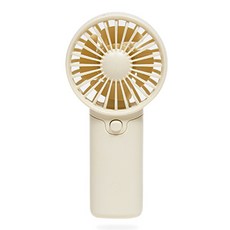 PLEIGO 초경량 휴대용 미니 건전지 선풍기, F11, 아이보리