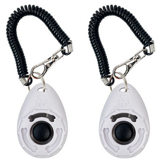 HI JB 寵物訓練用品 響片, 2個, 白色