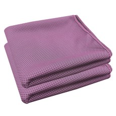 World Clean Greslin 涼感運動毛巾 30 x 80cm, 2個, 紫色