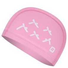 RALLY 運動兒童款聚氨酯塗層設計泳帽 ORKC820, 1個, 粉色