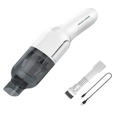 아우라 울트라 USB충전 차량용 가정용 무선 진공 핸디 청소기, AURA-VC70W, 화이트