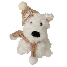 지비비 모루인형 폴라베어 비행사 감성 가방 키링, 소라게 강아지, 1개