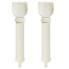 LOWID 貓用滑動肉泥湯匙 擠壓器, 2個, 白色