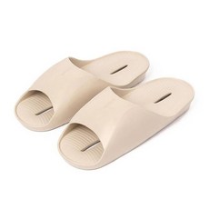 ouoo2 基本款Terry浴室拖鞋, 米色, 1組
