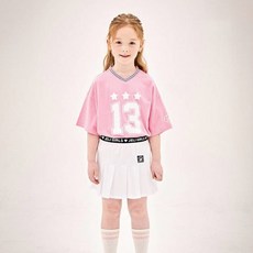 JELISPOON 女童星星數字百褶上下裝套裝