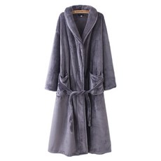 Jonifree 飯店絲絨浴袍, 1個, 炭灰色