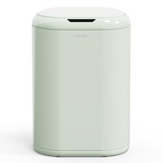 무아스 밀크캔디 자동 센서 휴지통 17L, 민트