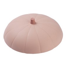 mommy's table 微波爐烤箱專用食品矽膠南瓜蓋 22cm, 蜜桃色, 1個