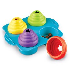 BrightKins 狗狗嗅聞杯子蛋糕派對玩具 LER9365, 1個, 混合顏色