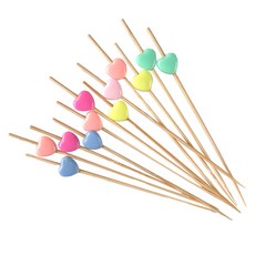 Dai Shu糖果愛心裝飾棒, 100個, 1入
