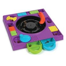 BrightKins 狗狗 DJ 狗轉盤 嗅聞玩具 LER9383, 1個, 混合色