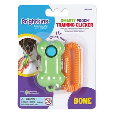 BrightKins 狗狗響片訓練用品, 1個, 骨頭