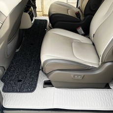 포시즌카매트 5D입체 모노륨매트 1 + 2 + 3열 + 트렁크 세트, 더뉴카니발 KA4 9인승 2024년형 가솔린 / 디젤, 그레이