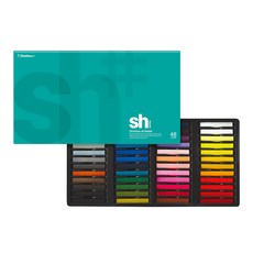 신한화구 sh 채색용 파스텔 세트, 48색, 1세트