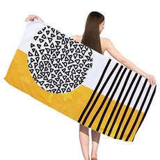 Sonio 夏季圖案柔軟沙灘巾 70 x 150 cm, 1個, 18 舒適氛圍