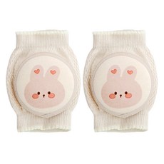 dot to dot Dot Friends 嬰兒棒棒糖護膝兩件套, 1組, 兔寶寶(象牙色)
