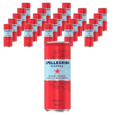 SANPELLEGRINO 聖沛黎洛 【農夫】Essenza 血橙&黑樹莓氣泡水, 24個, 330ml