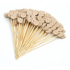 Daiyu小熊裝飾棒, 1個, 100入