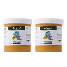 Art Secret 藝術家的秘密 壓克力顏料 KA1000 029 赭黃色, 1色, 1000ml