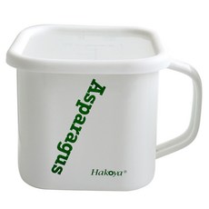 電磁爐適用琺瑯方形手柄鍋 HA-G1451 蔬菜-AS 1.4L, 1個, 綠色