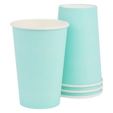 민트 종이컵 390ml, 1개입, 50개