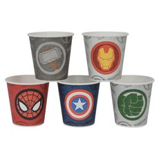 LiLFANT 大理石紋紙杯 5種*40入組 184ml, 1組