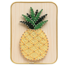 Khohimo 弦線畫 DIY 材料相框製作全套組 3W349, 鳳梨, 1個