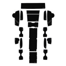 VENDICT Santa Fe MX5 防滑抗噪墊套組, 1組, 黑色