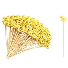 Daisyu鴨子裝飾棒, 100個, 1入